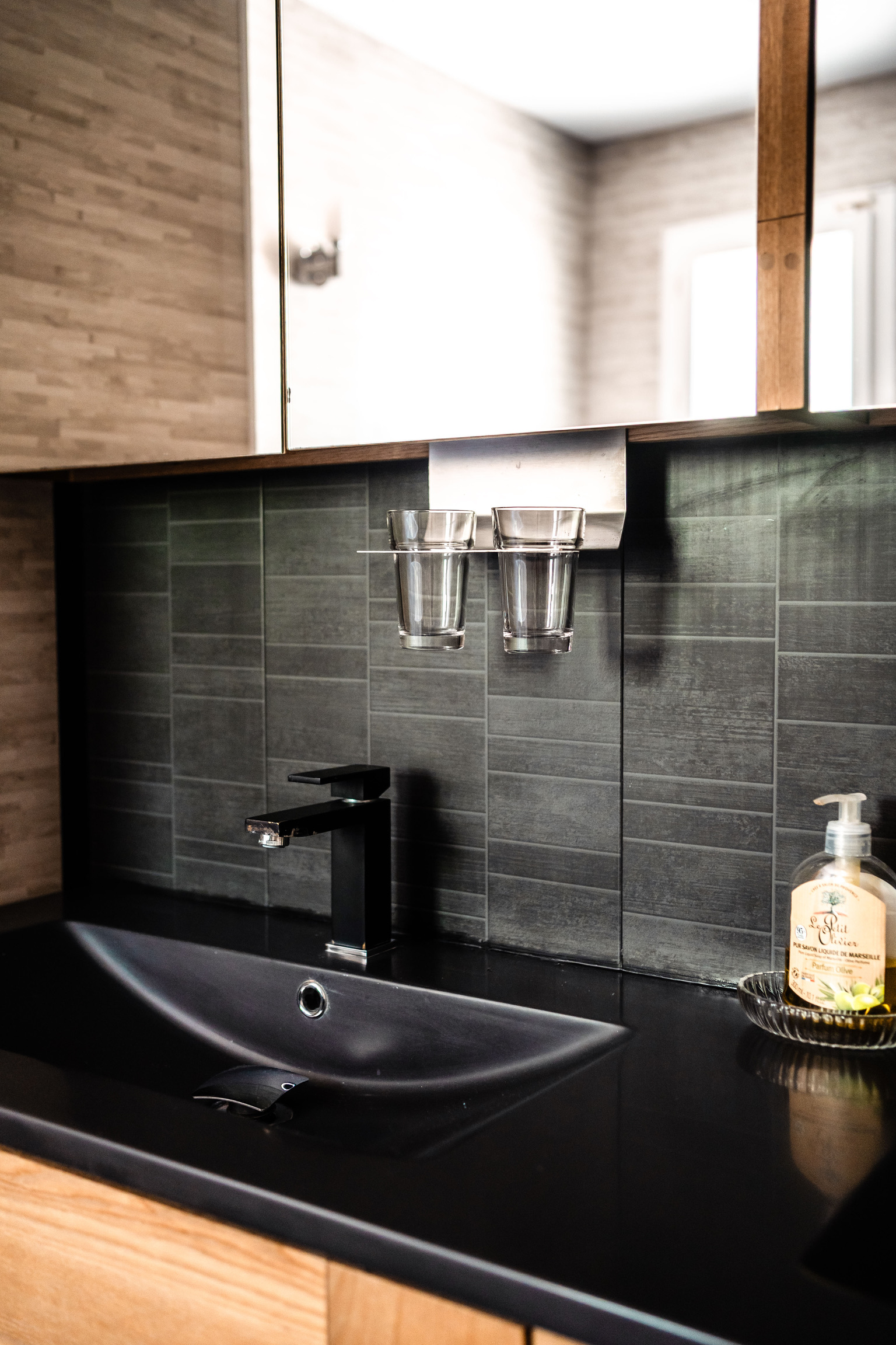 Une salle de bain de la villa